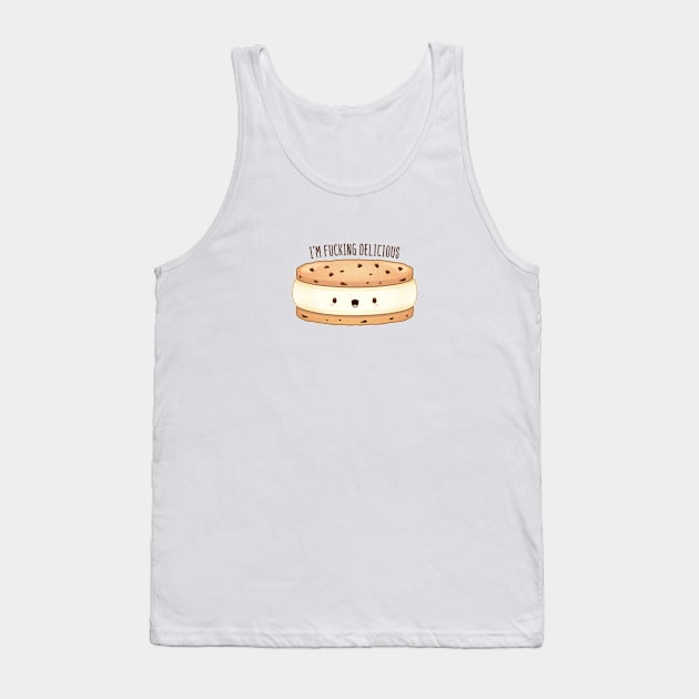 Ice Cream Sandwich Tank Top by Sam Potter Design